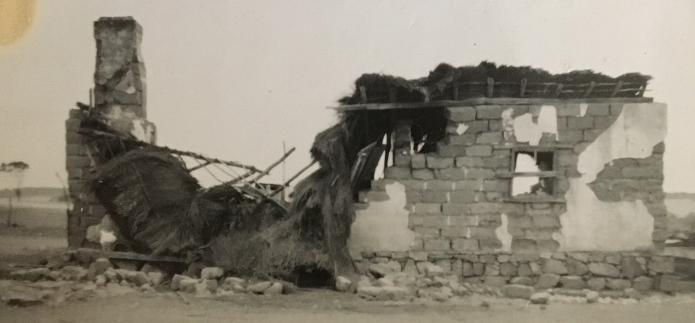 The Original Norfolk Farm farmhouse with thatched roof