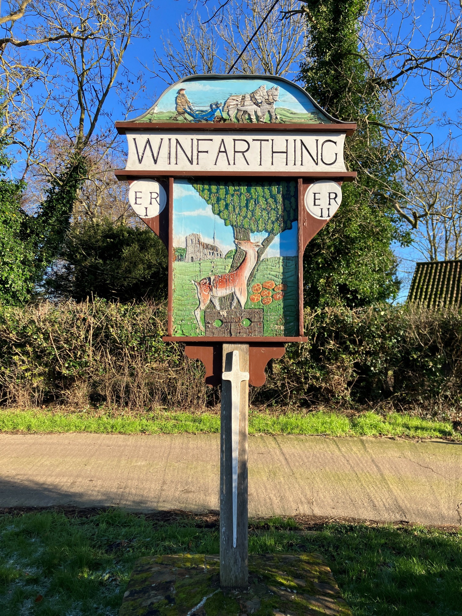 Village sign